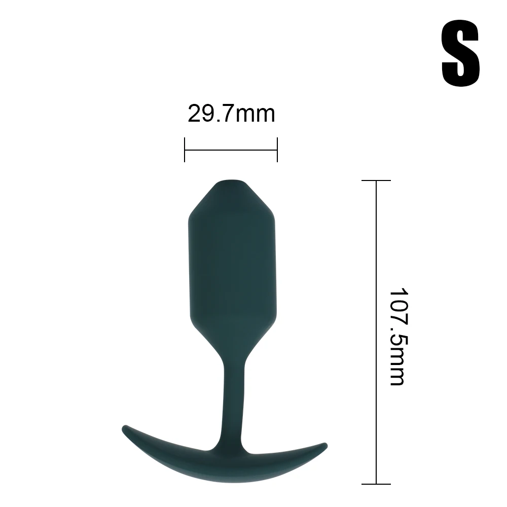 Butt Plugs Prostate Massager Built-in Gravity Steel Ball Anal Plug Tighten Trainer Erotic Sex Toys for Women Men Wearable