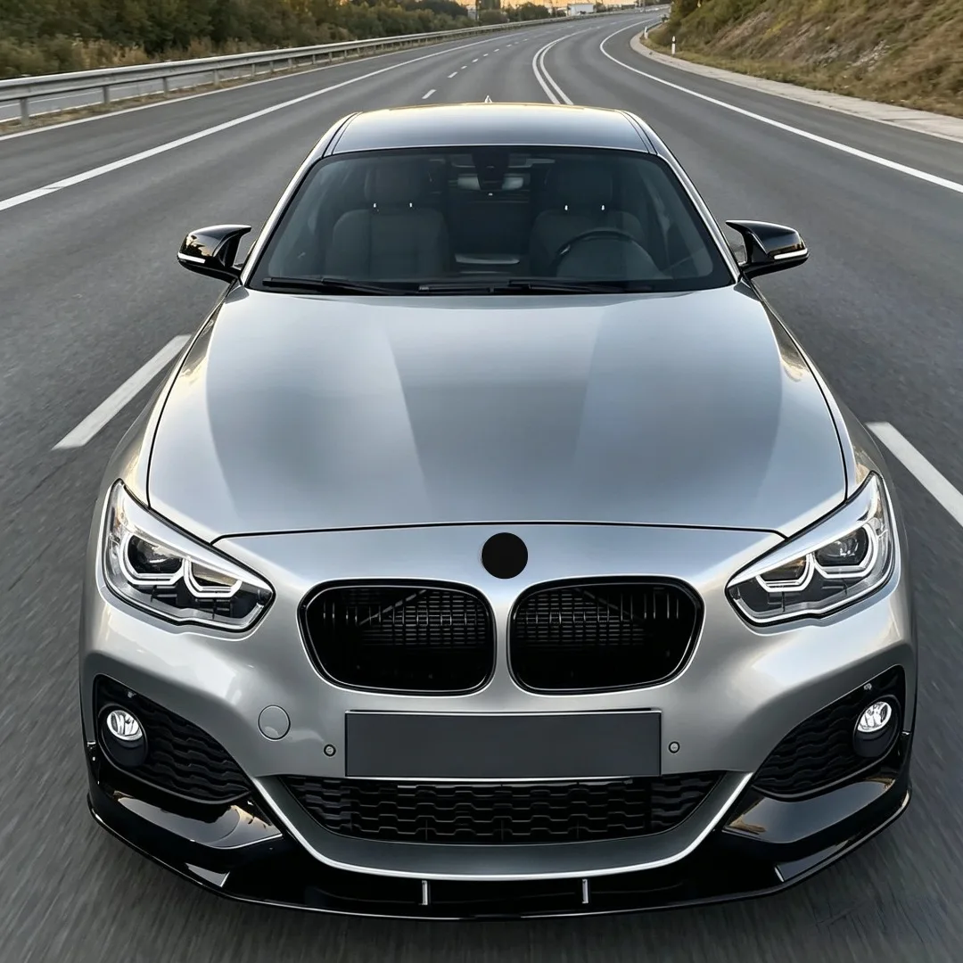 BMW 1 시리즈 F20 F21 M-Sport 2015-2019 프론트 범퍼 립 턱 보호대 자동차 튜닝 액세서리 에어댐 외부 부품 개조