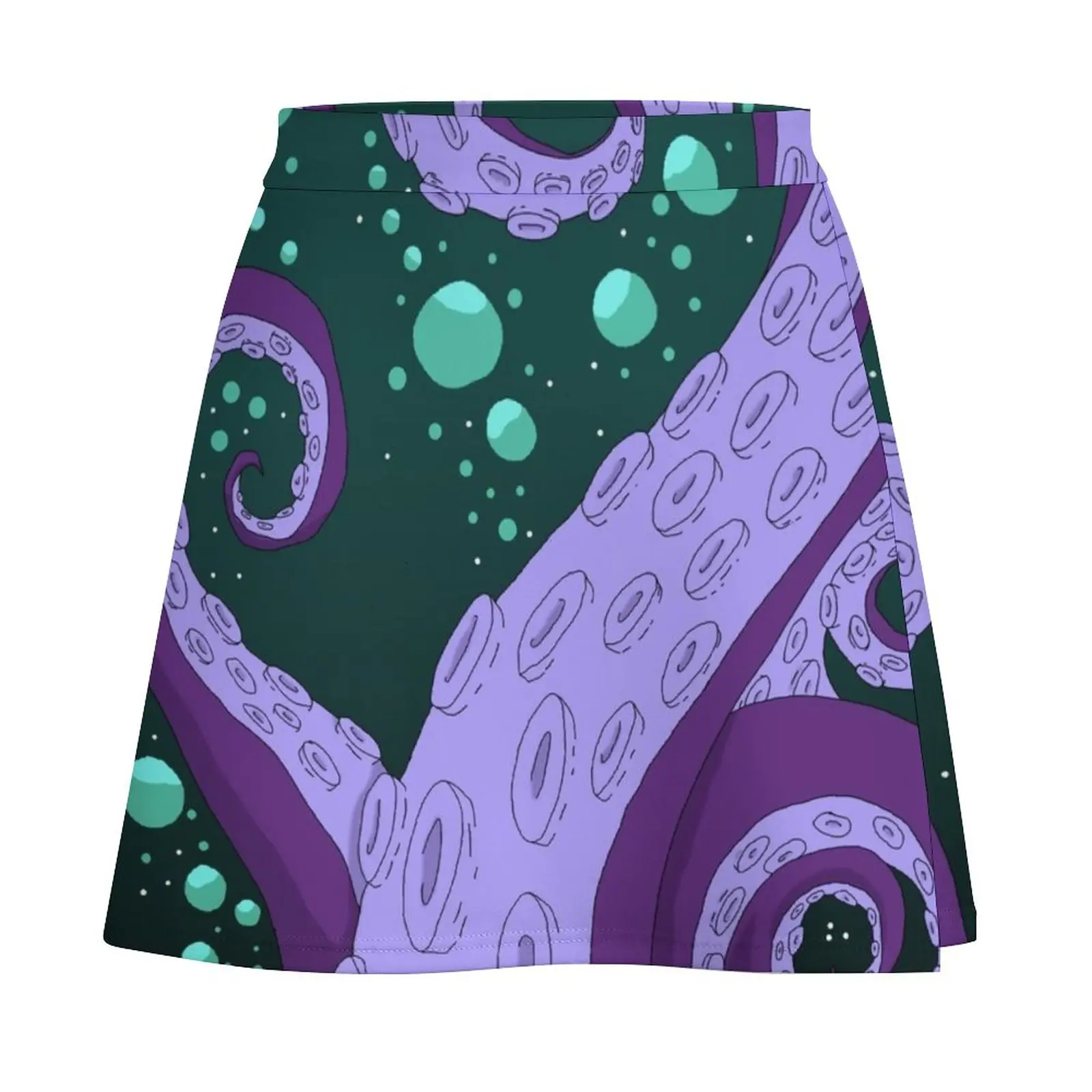 Tentacle full colour Mini Skirt Women's summer skirts Short skirt woman Summer women's clothing