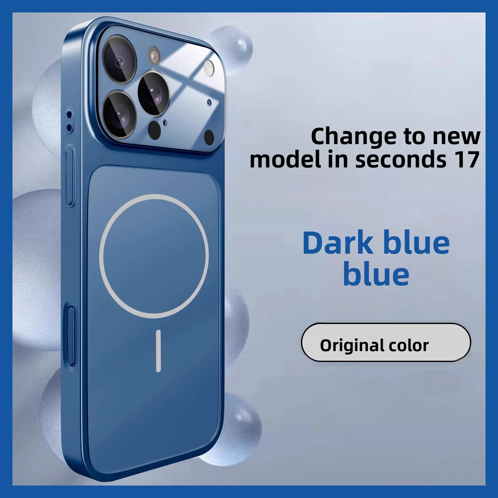 Luxurious Slim Magnetic Phone Case with Wireless Charging Compatibility
