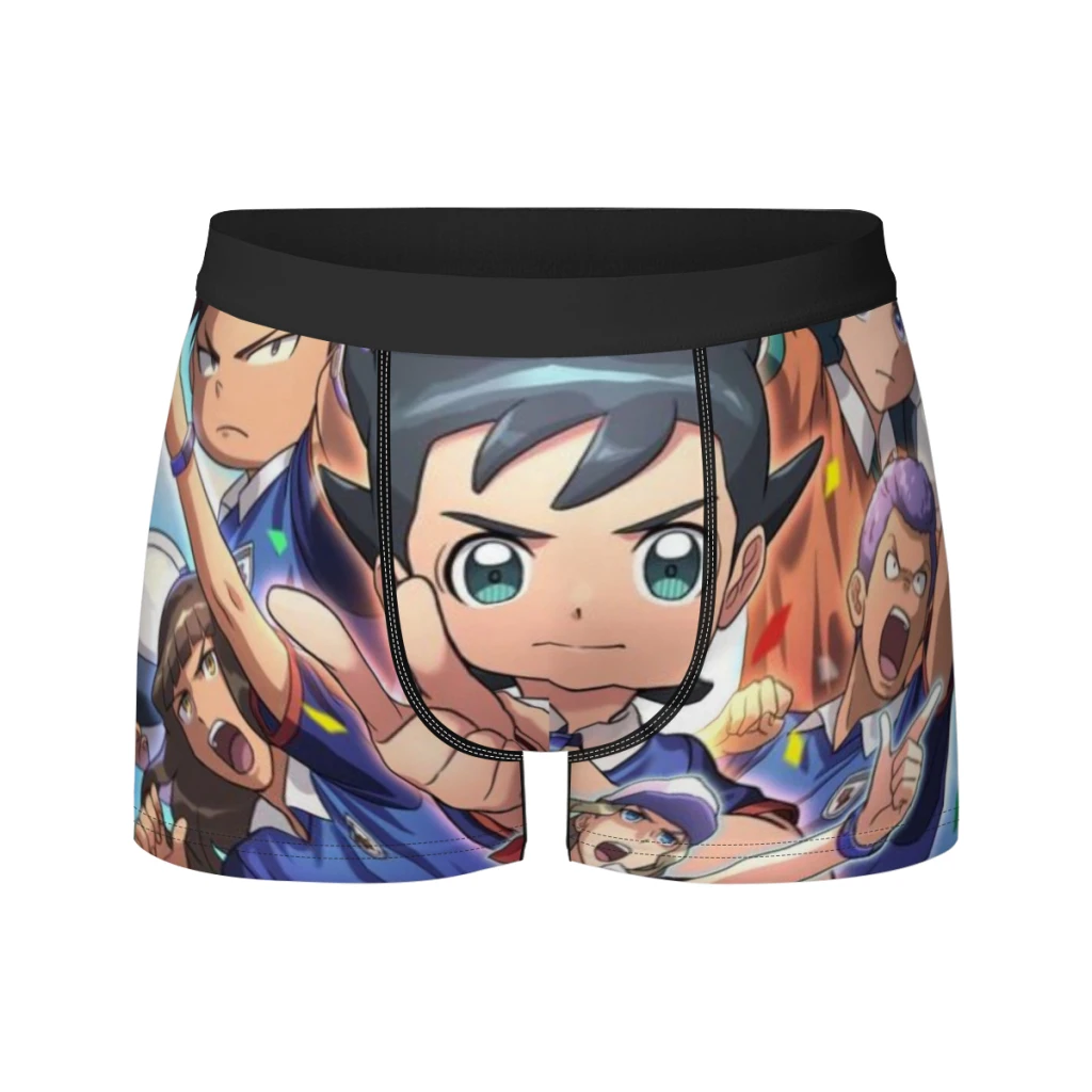 Hot Game Inazuma Eleven Boxer Men's Panties Underpants Male Breathable Man Boxershorts Underwear For Men
