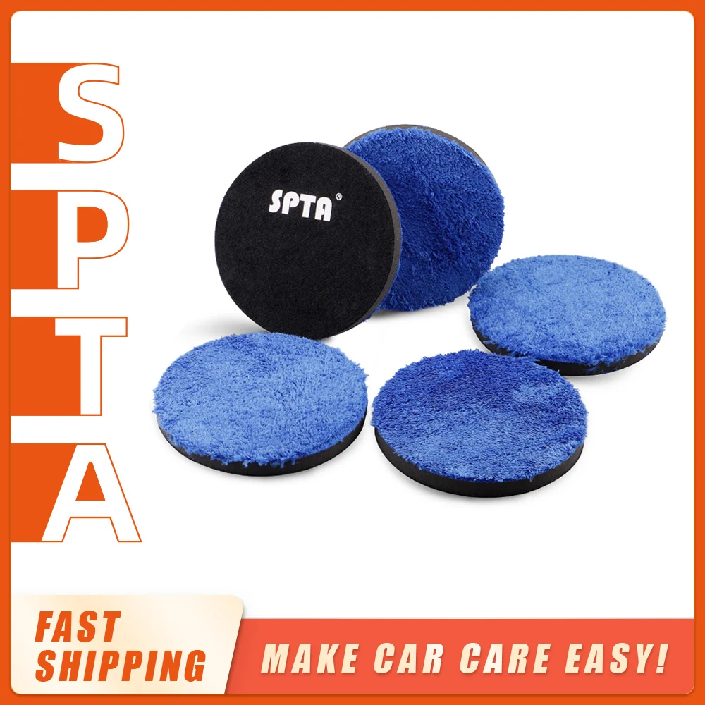 (bulk Sale) Spta 3/4/5/6/7 Inch Microfiber Polishing Pad Removing Wax