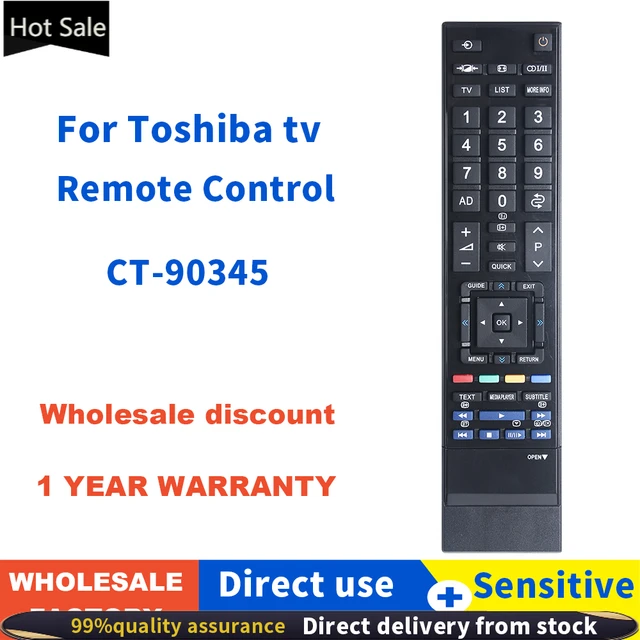 Télécommande universelle CT-90325 pour Toshiba TV LED