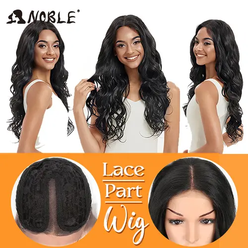 Noble Cosplay Lace Front Wig 30 Inch Lace  Long Wavy 360 0mbre Blonde Wig Red African American Synthetic Wigs For Black Women - Image 6