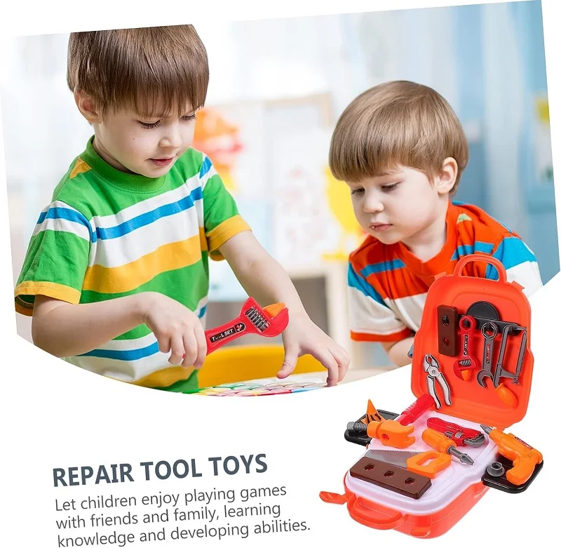 Kids Tool Set Simulation Repair Tools Screwdriver Tool Kit Child Learning Kit With Storage Case Bag Boy girl Birthday Gift
