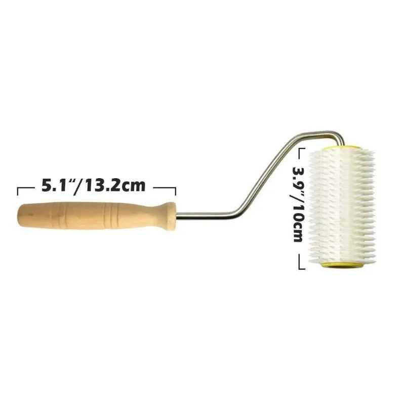 Bee Honey Extracting Uncapping Needle Roller Plastic Beekeeping Comb Tools Kit Home Garden Supplies