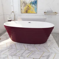 Acrylic Bathtub Shower Room Usage 1600mm Length Big Space Enjoy Bath Time 2