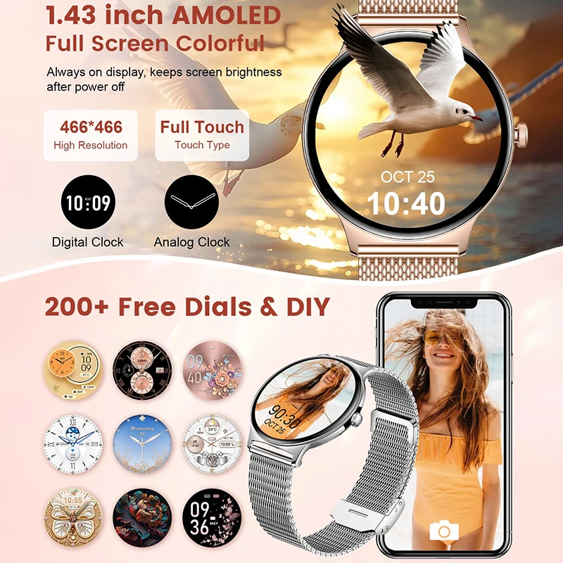 LIGE New Smart Watch Blood Oxygen Health Monitor Bluetooth Call Sports Fitness Smart Watches Waterproof Smartwatch for Men Women