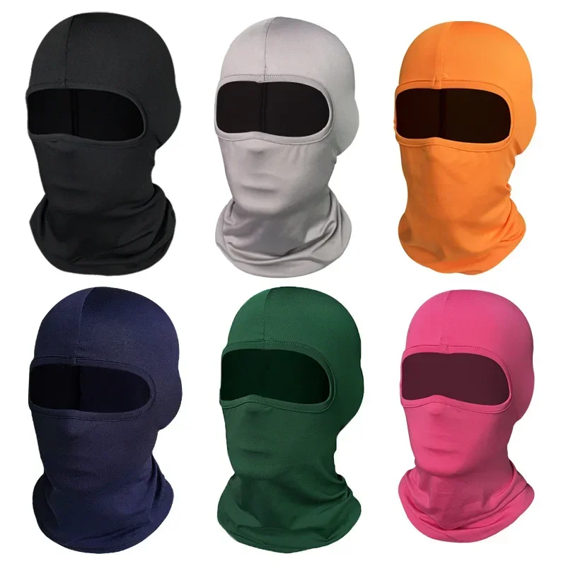 Summer Balaclava Cycling Caps Sport Full Face Cover Bicycle Motorcycle Sunscreen Windproof Dustproof Tactical Hiking Neck Gaiter cycling caps cycling hat cycling hats thermal balaclava mask