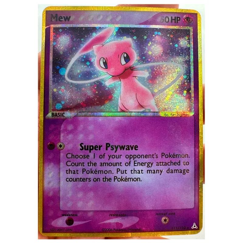 

Pokemon Mew, игрушки, хобби, коллекционная игра, коллекционная версия