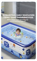Inflatable Swimming Pool Movable Large Family Adult Inflatable PVC Thickened Pools Baby Swimming Pools Indoor Outdoor Bathtub 6