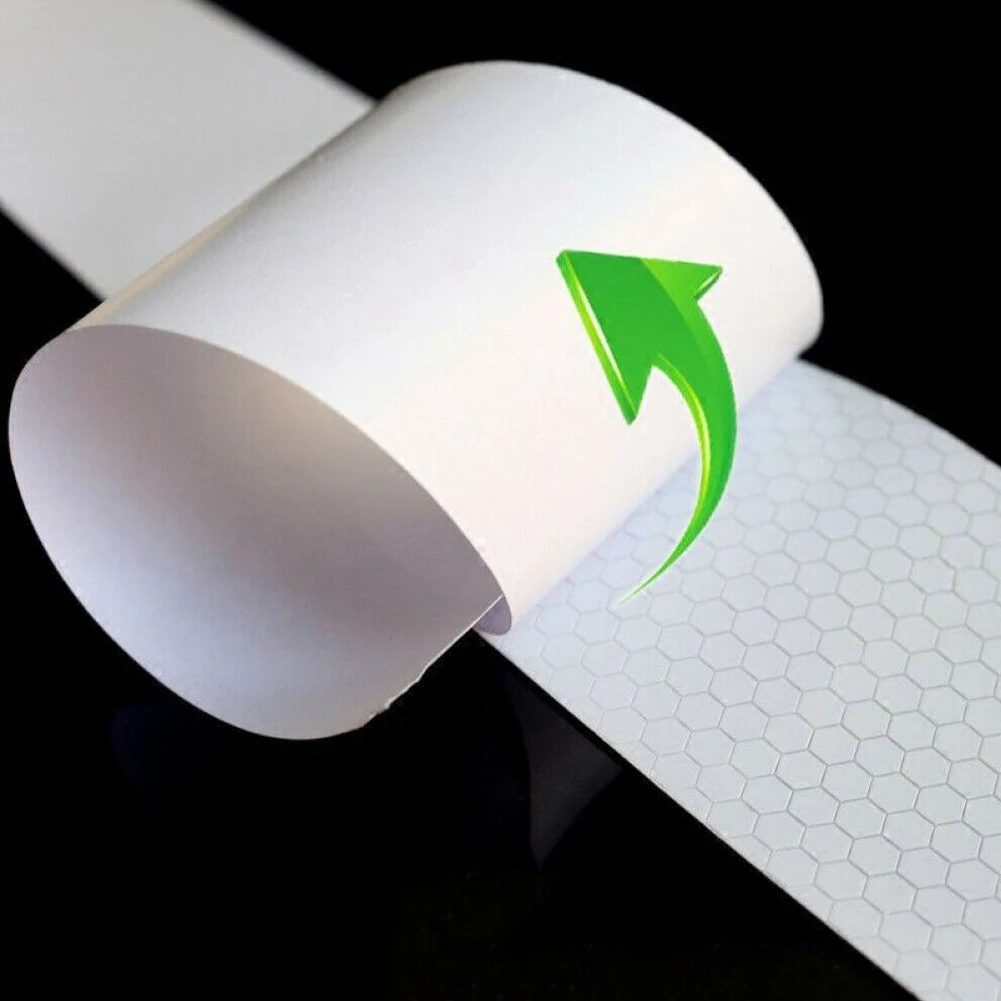 

1pc Stickers Accessories Car Warning Tape Strip 1m*5cm Stickers Colorful Warning Light Reflector Sticker Reflective Film Parts