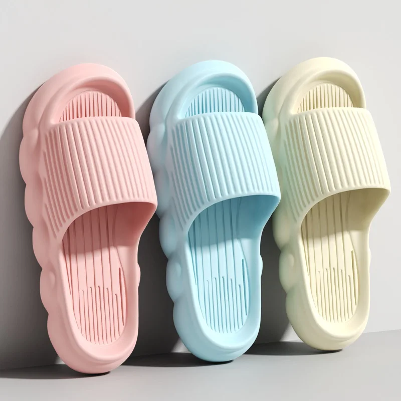 

Ladies Summer Anti-slip Couple Slipper Unisex Indoor Sandals Mens Soft Platform Slides Eva Sports Bathroom Slippers Beach Shoes