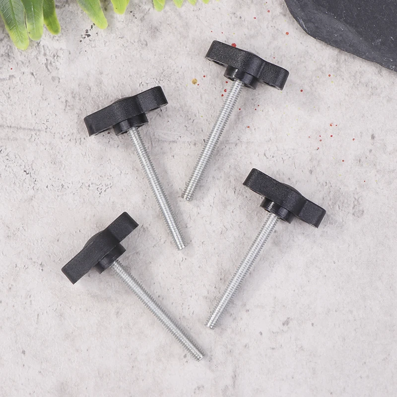 Enhanced Stainless Steel Adjustable Thumb Screws with Z-Shaped Handle and Butterfly Wing Knob