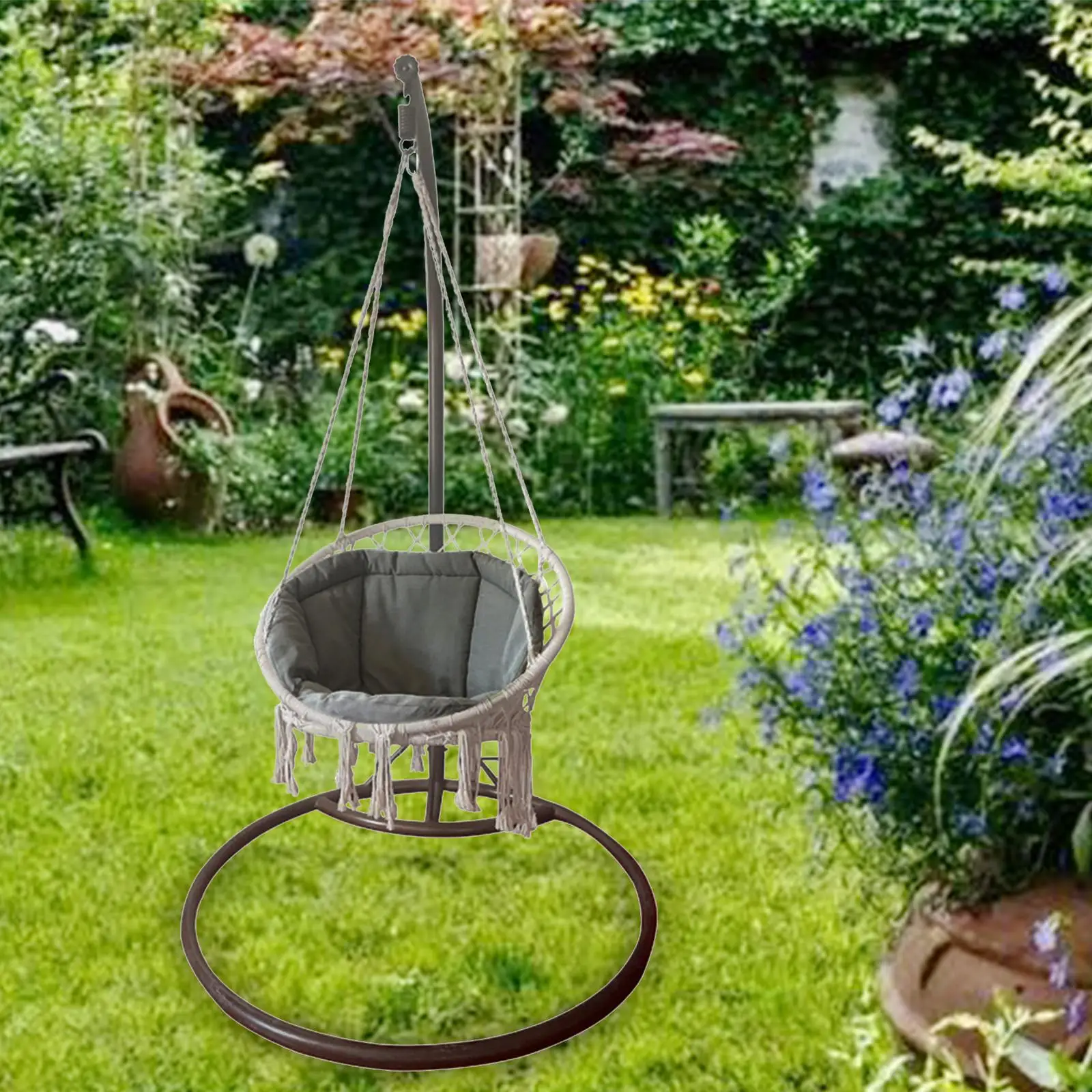 

Swinging Chair Seat Cushion Patio Hanging Egg Chair Pad for Swing Chair