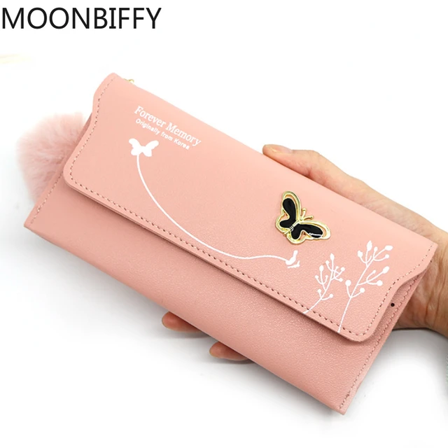 Billeteras Largas A La Moda Para Mujer, Bolso De Mano Puro, Bolso Largo Para  Tarjetas, Monedero Para Hombre, Bolso De Mano 2022 - Carteras - AliExpress