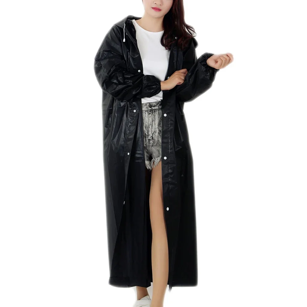 Adults Raincoat Waterproof Breathable Rain Coat Hooded Slicker Impermeable Clothes with Hat Rainwear Women Men motorcycle raincoat rain poncho raincoat suit bike raincoat disposable raincoat