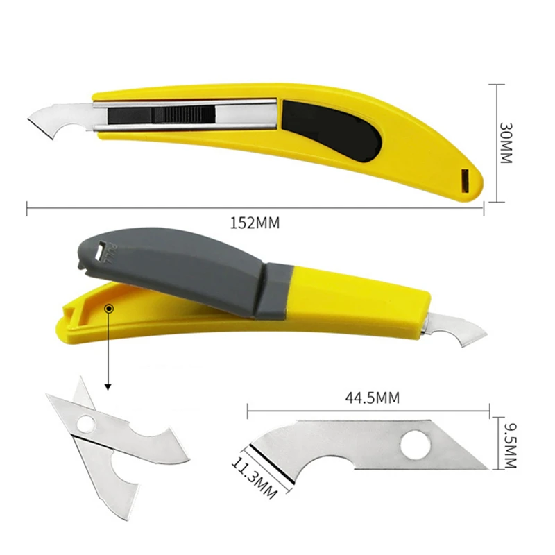 Tile Cutting Tool Hook knife Acrylic PVC CD cutting tool plexiglass cutter ABS Cutter organic board tool with replacement blades