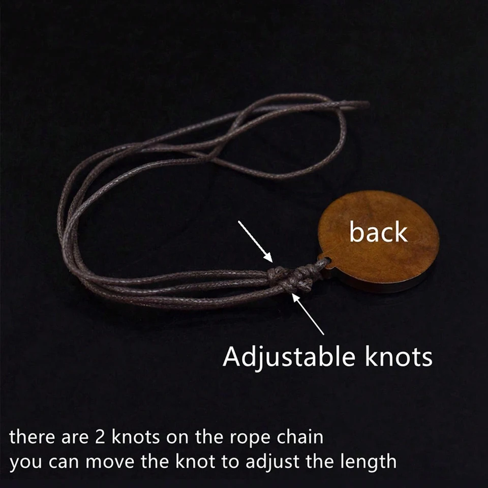 5 Pz/lotto Fai Da Te Vassoi Pendenti In Legno Base Adatta 25mm Cabochon In Vetro Impostazione Collana Vuota Gioielli Fatti A Mano Che Fanno Fornure - Foto 2