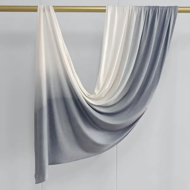 Nouveau Hijabs en Jersey dégradé Double face pour femmes, écharpe en coton pour femmes, enveloppes et châles, bandeau musulman, Turban islamique