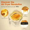 8.5QT with View Window Large Airfryer, 8-in-1 Digital Control, 400°F Temp Controls, Nonstick Dishwasher-Safe, Space-Saving 4