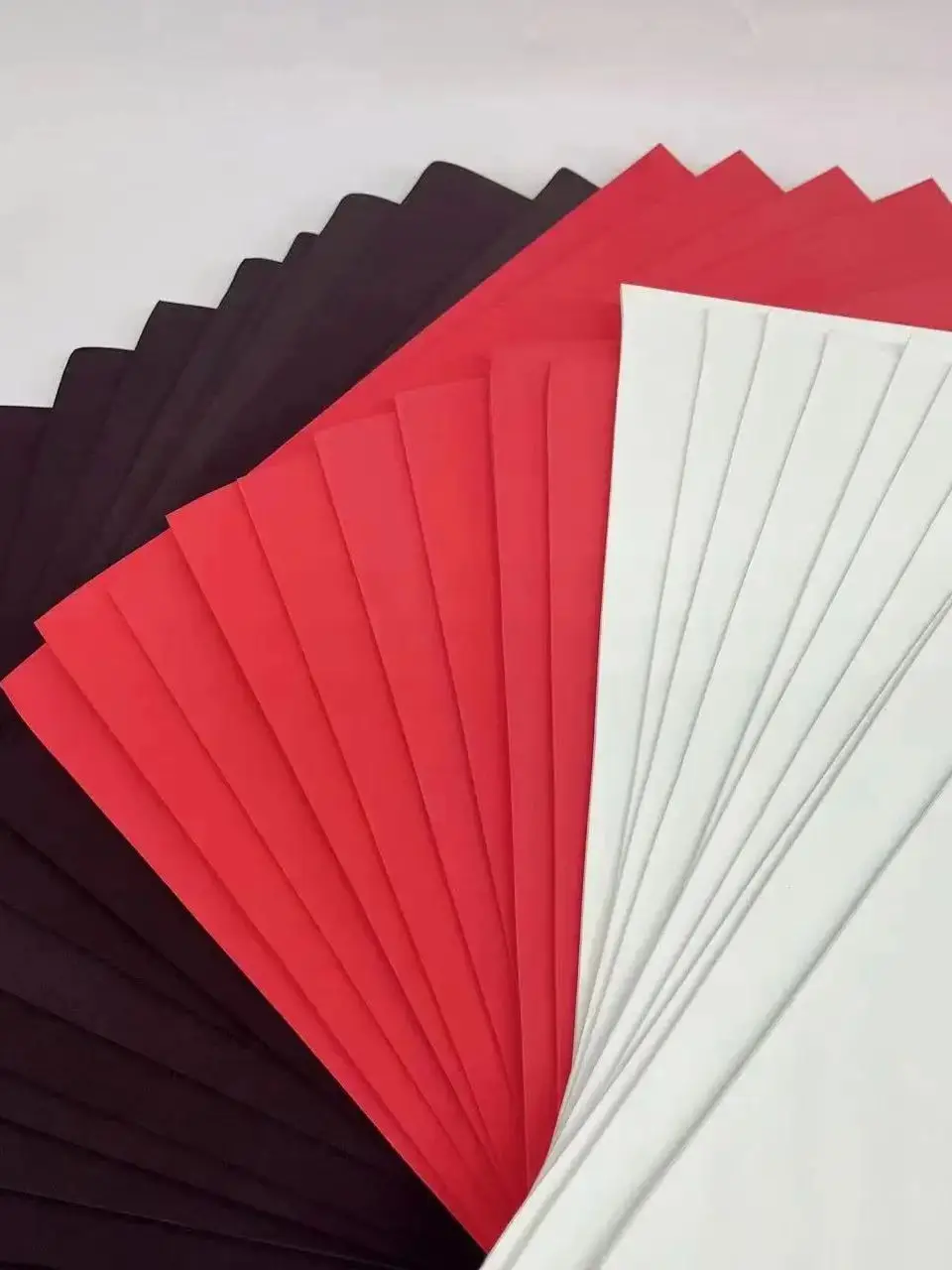 10pcs EVA 38D Hardness 3mm Thickness size 28X28cm White Black Red Color Embroidery 3D Puffy Foam