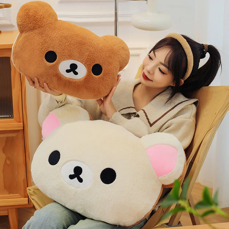 Rilakkuma Plush Toy Kiiroitori Chick Couple Rilakkuma Pillow Teddy Bear Stuffed Doll Winter Xmas Kid  Valentine's Day Gift 2