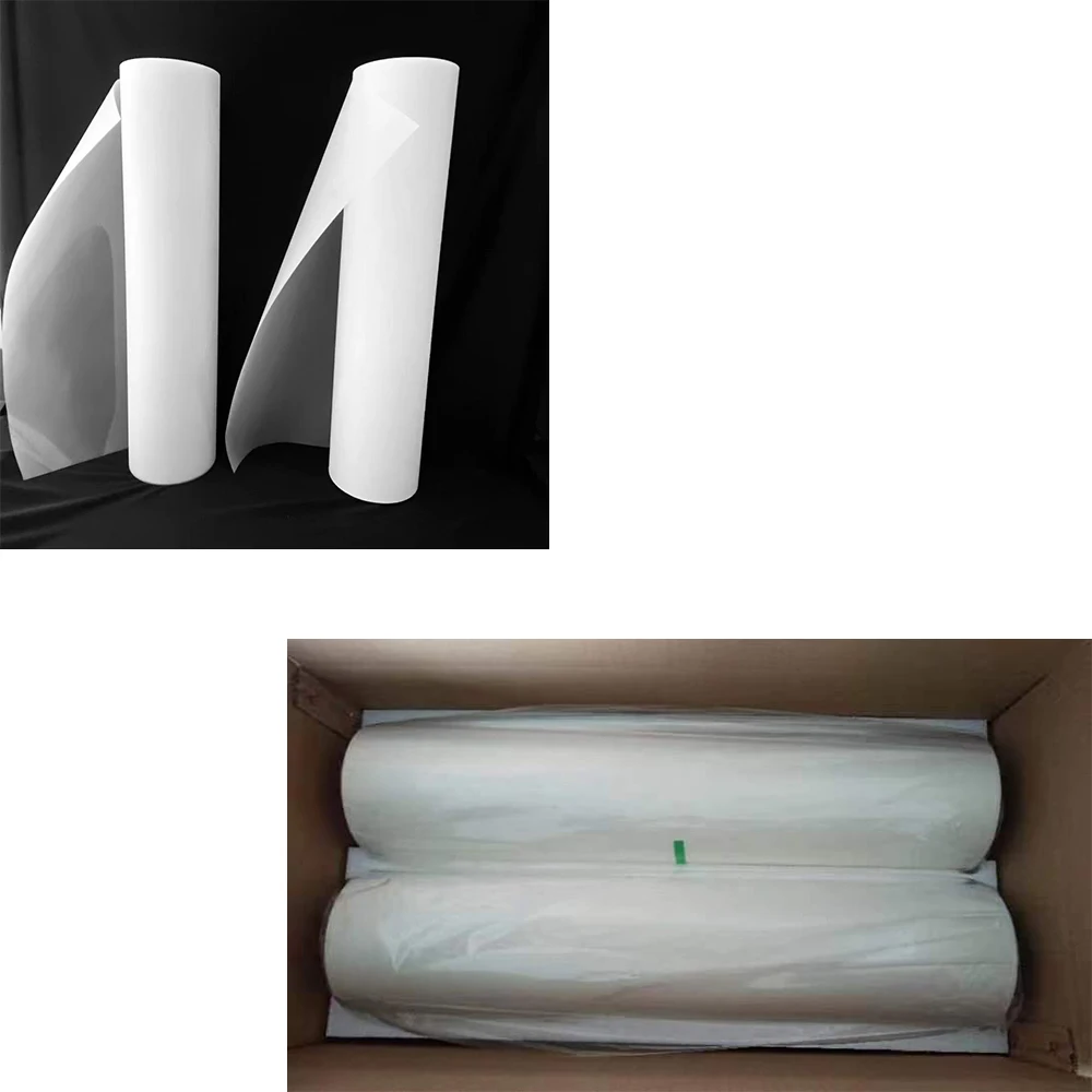 30cm*100m 고품질 80um DTF 필름, 높은 전사율로 열/냉각 벗겨짐 가능