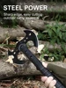 Outdoor EDC Portable Multifunctional Engineer Axe Camping Survival Tactical Axe Mountaineering Firefighting Hammer Car Tools 2