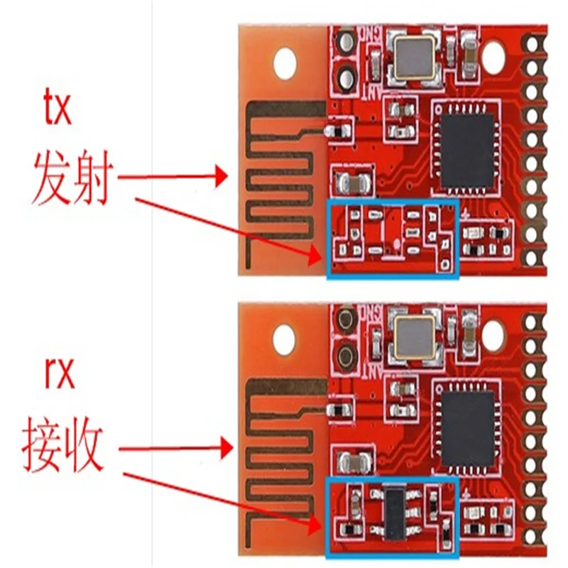Module RF 2.4GHz 6 canaux TX RX pour télécommande drone voiture