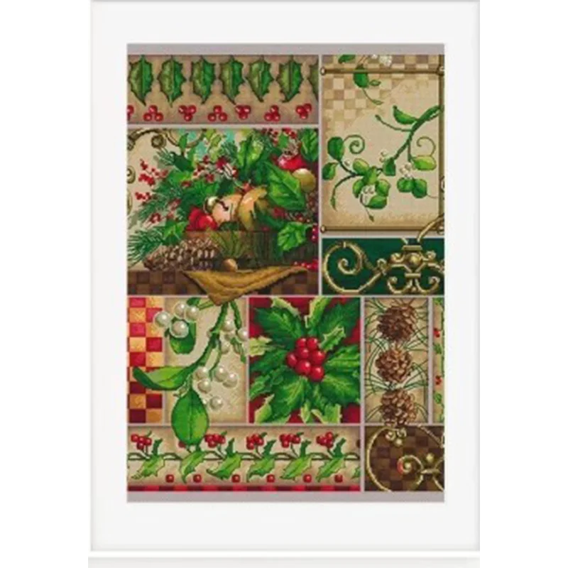 7088 Kreuzstich-Sets, Komplette Stickerei-Sets für Kreuzstich, Stickerei-Kits, Cross-Stitch-Sets