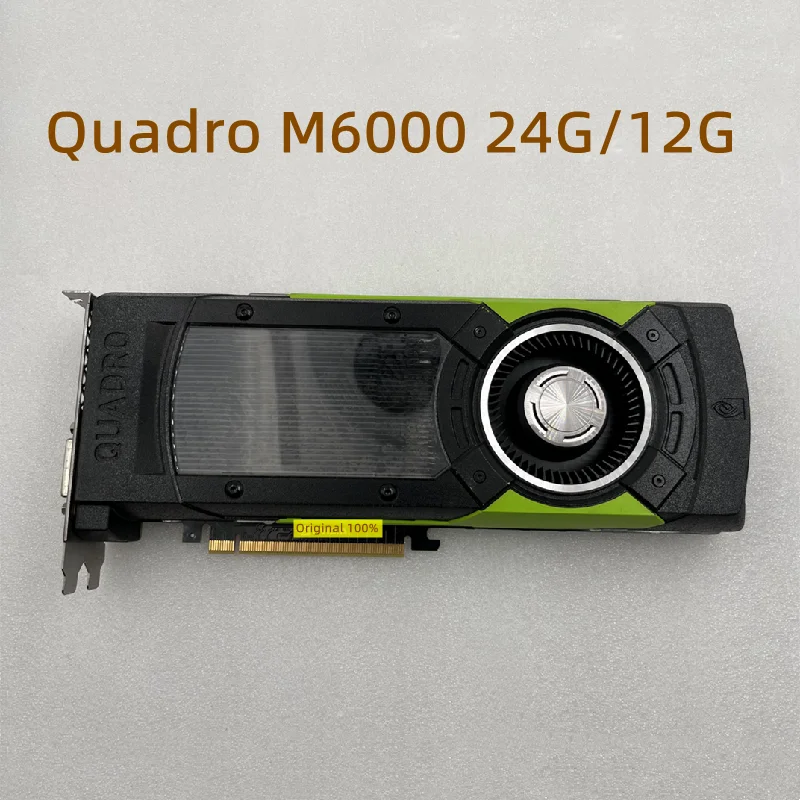 

Оригинальная профессиональная видеокарта Quadro M6000 24G/12G для виртуальной реальности, дизайн AI, интеллектуальное 3D-моделирование UG