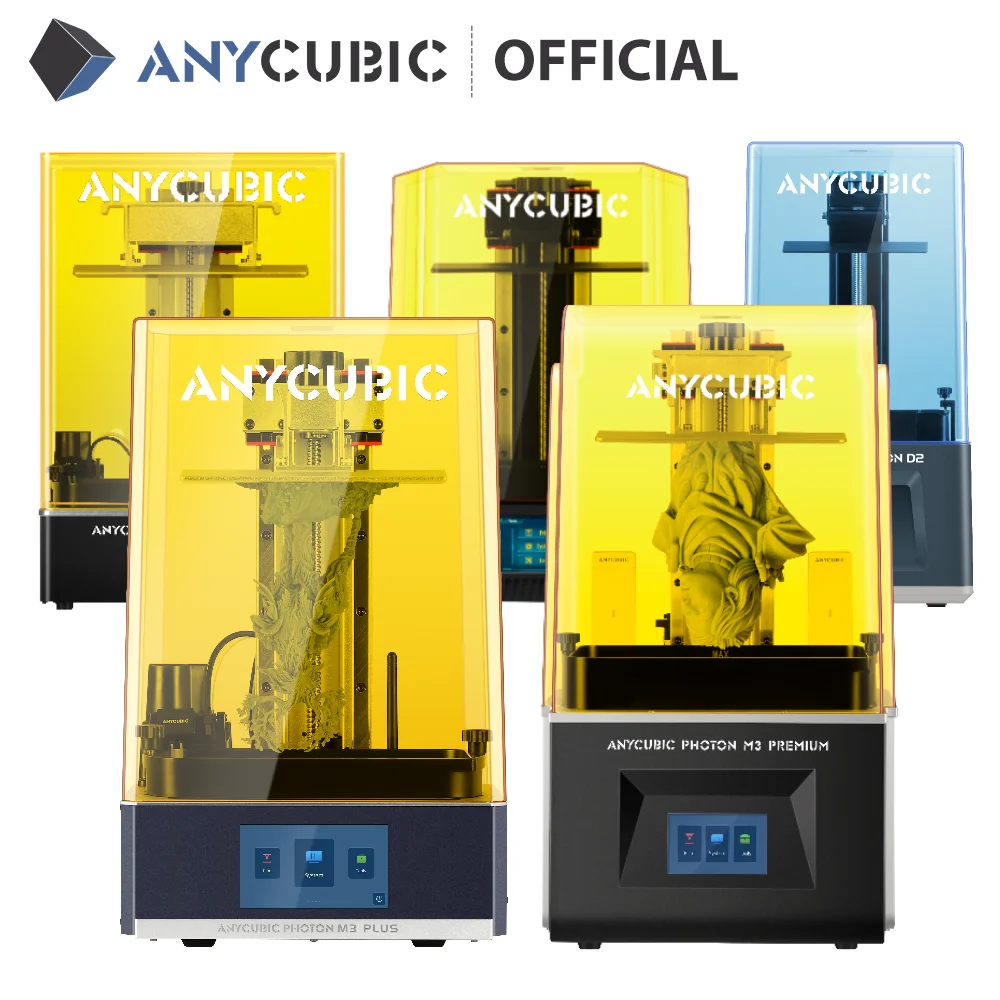 Brasil Armazém ANYCUBIC UV Resina LCD Impressora 3D Photon Series Photon Mono X 6K, Photon Mono X, Mono 4k, M3, M3 Plus, M3 Max