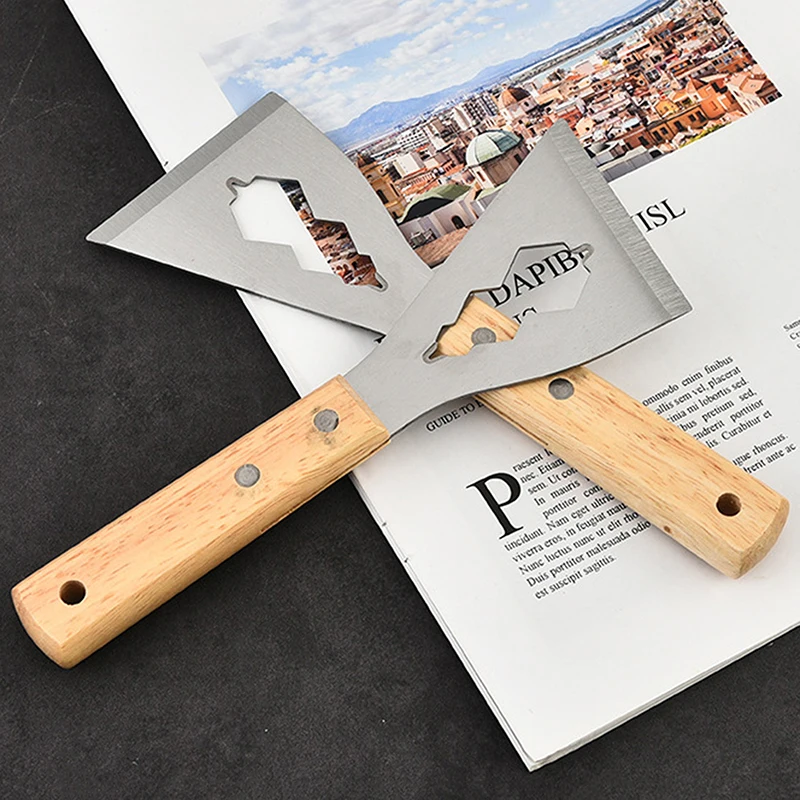 Dust Scraper Putty Knife Wall Covering Tool Decoration Multifunctional Shovel Putty Knife With Wooden Handle putty knife scraper drywall spatula