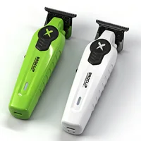 Nouvel ensemble de tondeuses à cheveux professionnelles BRDCLIP FA1C-T-609 blanc pour hommes, rasoir électrique 10000 tr/min, outils de barbier 6