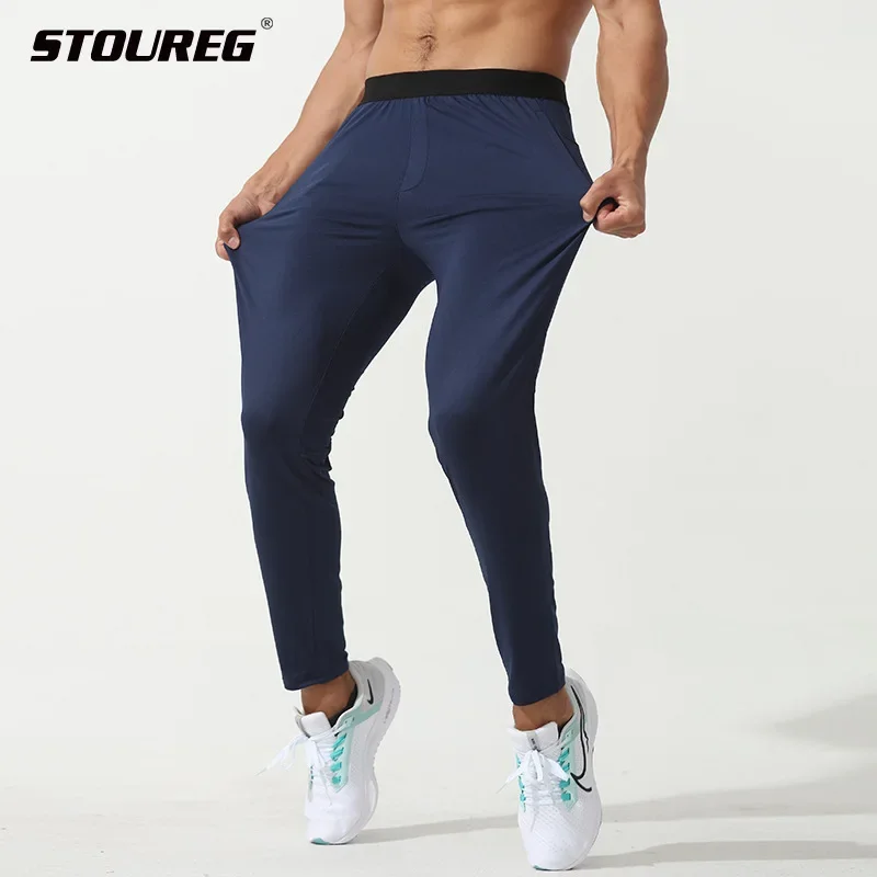 

STOUREG Autumn Winter Men Running Pants Joggers Sweatpant Sport Casual Trousers Fitness Gym Breathable Pant