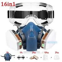 Half Face Chemical Respirator with Filters