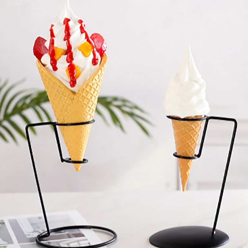 Ice Cream Cone Holder Display Stand Reusable With Base Ice Cream Cone Holder
