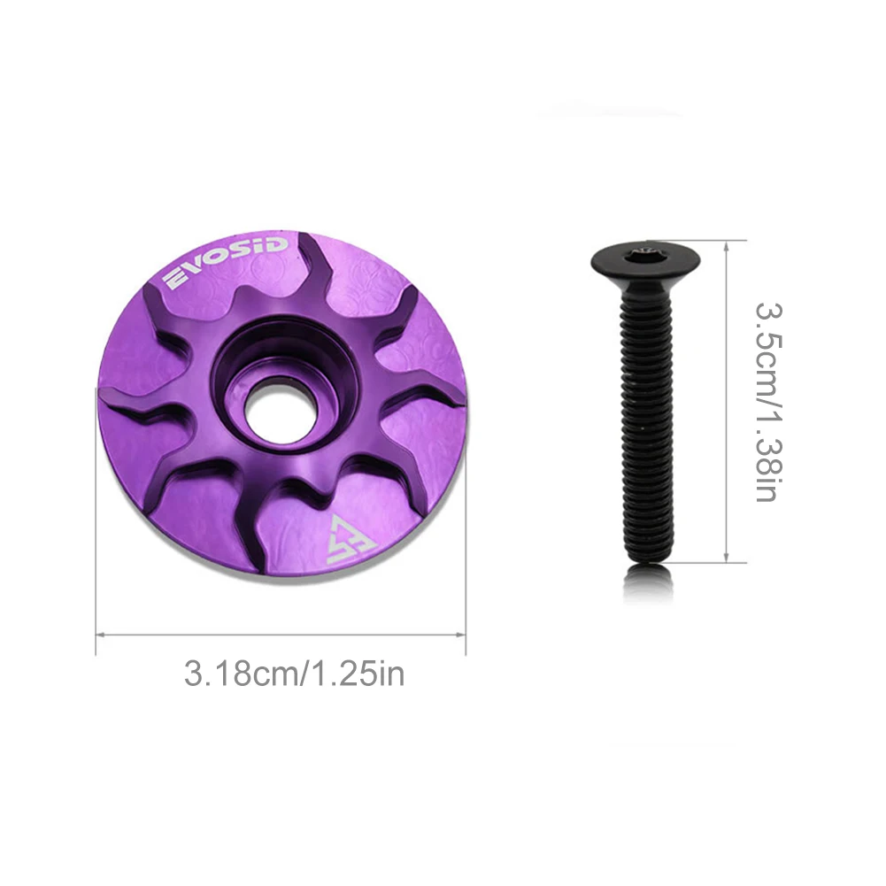 Bicycle Headset Cap MTB Road Bike Stem Headset Top Cap Cover Bicycle Stem Top Cap for Fork Head Tube Cycling Accessories