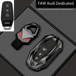 Premium Car Key Fob Cover with Keychain - Luxurious Remote Decoration and Protection Shell (F - 3)