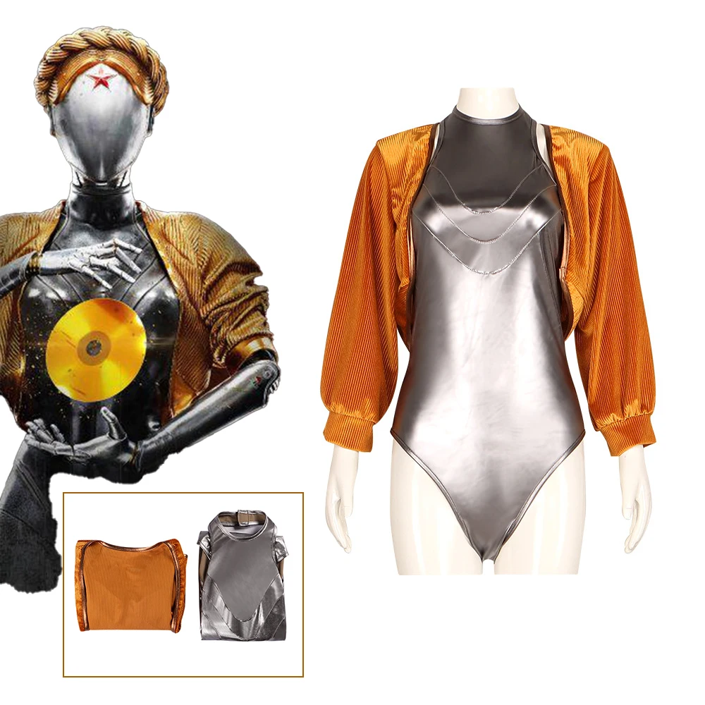 

Костюмы для косплея Atomic heart twins 77COS, магазин необычных комиксов на Хэллоуин, женская одежда, Комбинезоны и куртки