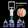 6Pcs Vacuum Cupping Sets with Pumping Gun Suction Cups Back Massage Body Cup Detox Anti Cellulite Cans Healthy Care Jars 1