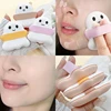 3pcs Mini Makeup Sponge Finger Makeup Puffs Ghost Shaped Blender Powder Puff Foundation Powder Concealer Eye Shadow Highlight 2