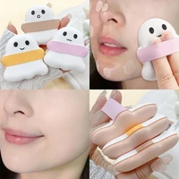 3pcs Mini Makeup Sponge Finger Makeup Puffs Ghost Shaped Blender Powder Puff Foundation Powder Concealer Eye Shadow Highlight 2