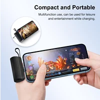 Mini Power Bank Portable 4500mAh Power Phone Charger Capsule Dual USB-C Ports For IPhone16/ 15/15 plus/15 pro/15 pro Max/Android 2