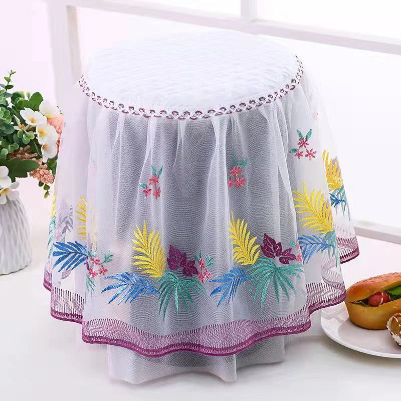 Lace Fabric Cover Household Rice Pot Dust Covers Flower Pattern Kitchen Appliances Dust Cover Home Kitchen Supplies