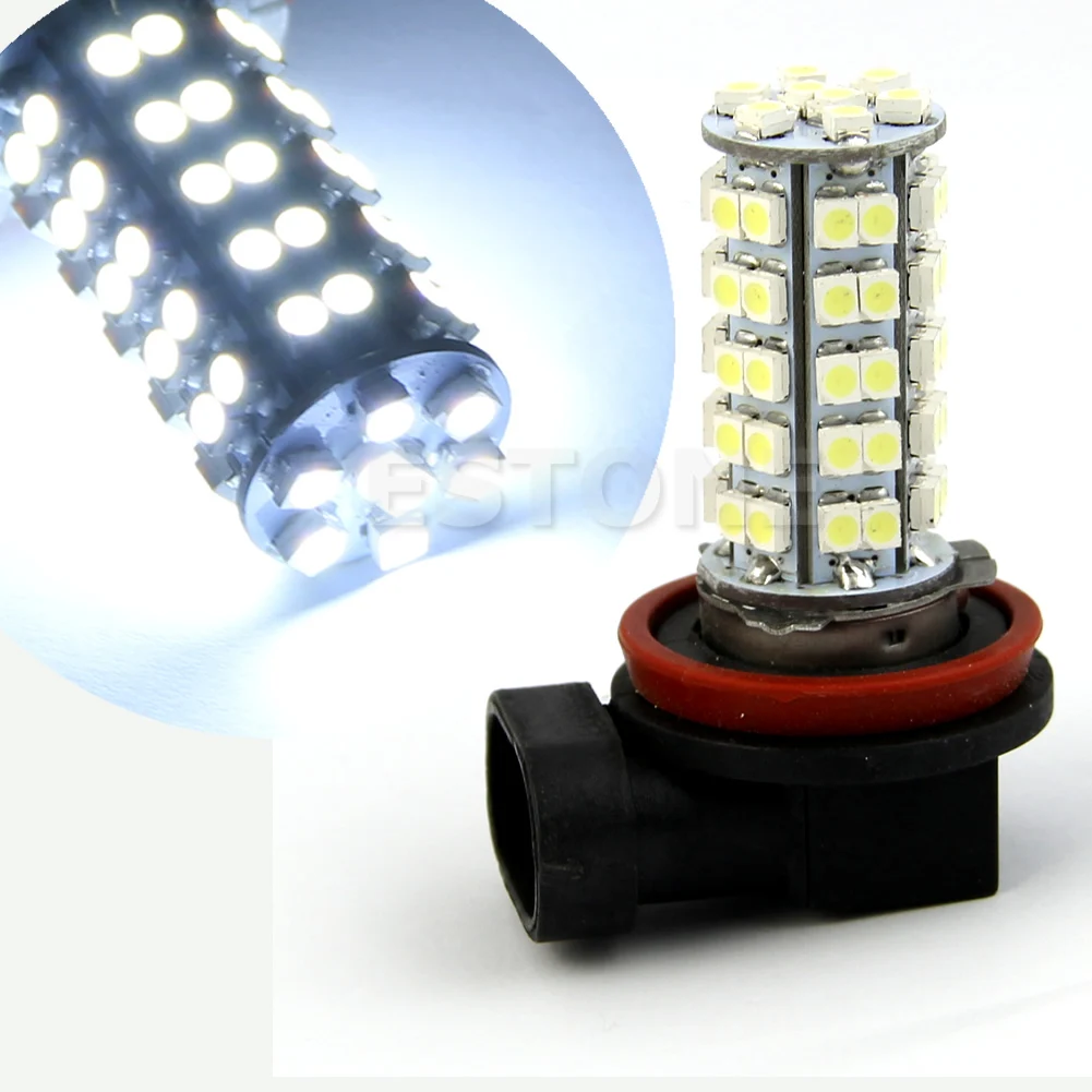 

High Brightness 12V Xenon White H11 68-SMD Headlight Bulb Fog Lamps