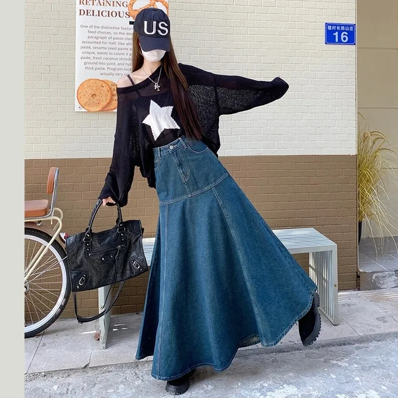 【mnem】Suki Summer Long Skirt Amazon.com: RMMRIYUE Black Long Skirt for Women A-Line High