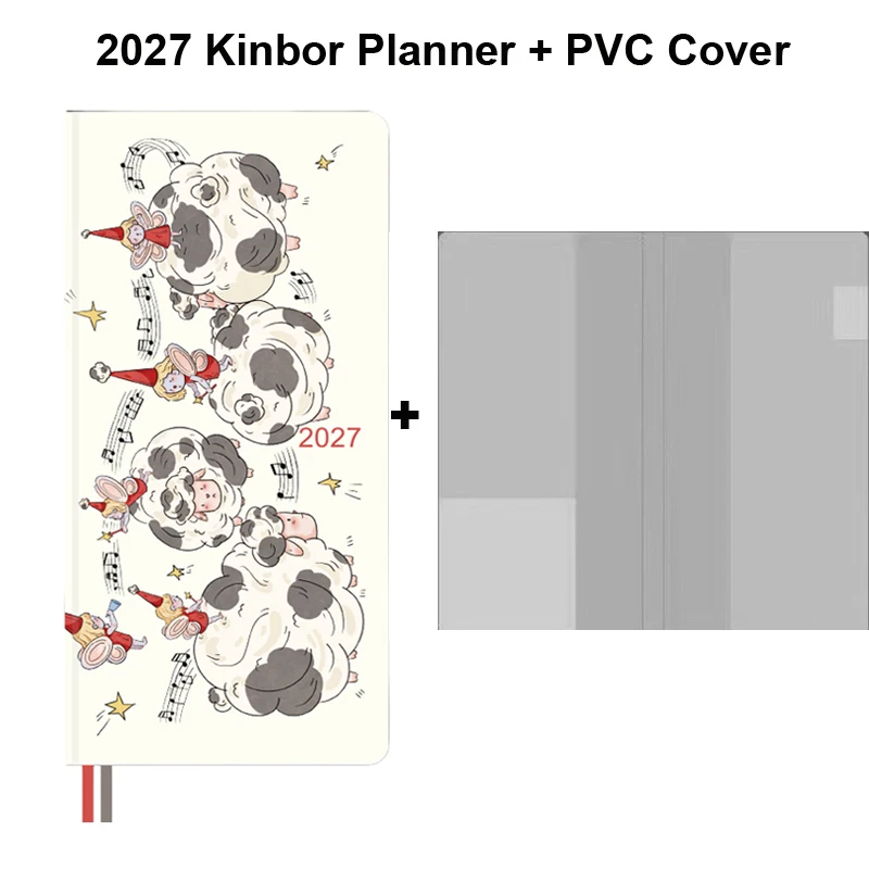 Kinbor 2026 Slim Portable Week Planner & Journal