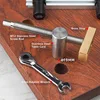 Woodworking Bench Dog Clamps With Bench Dog Stop Sets, Clip Clamp Fixture Vise Benches Joinery Carpenter Tools 5